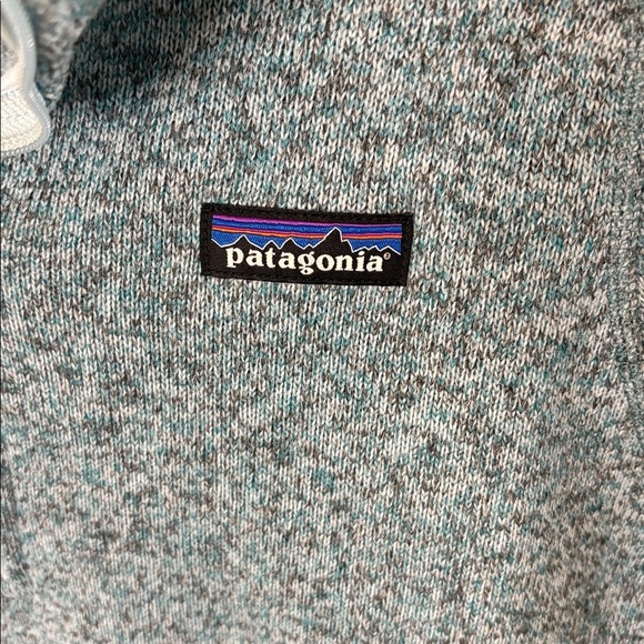 Patagonia Teal Heather Quarter-Zip Pullover - Picture 3 of 6